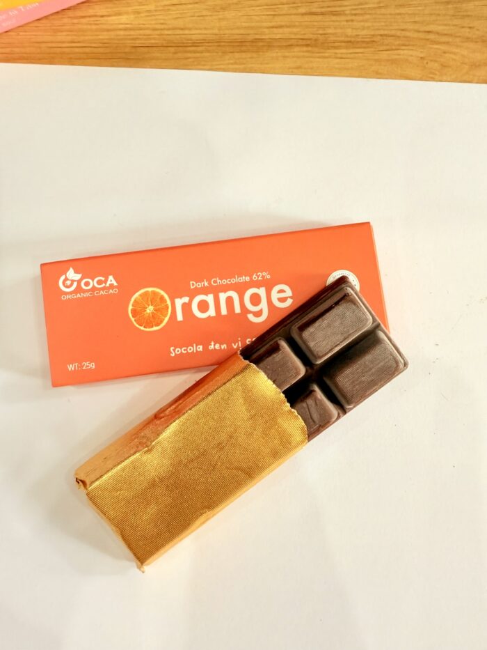Socola đen nguyên chất 62% - Vị cam